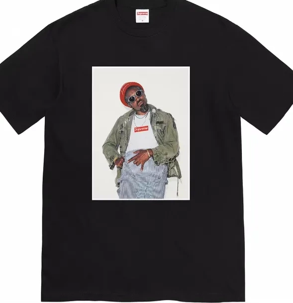 White 22FW Andr Photo XL Tee Person sleeved Short é and M Benjamin é Andr T-shirt L S Black 0802